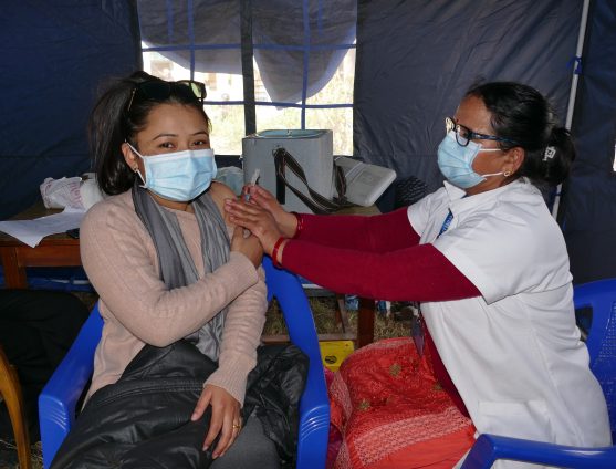 District Lamjung Hospital (DHL) – A Center for COVID-19 Vaccination